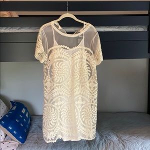 White delicate dress